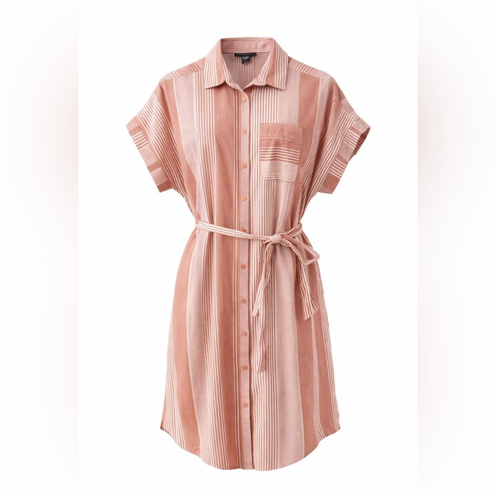 Ashley Stewart Striped Shirt Dress | Tie Waist‎ | Size 12